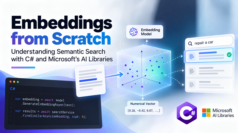 Embeddings from Scratch - Understanding Semantic Search with C# and Microsoft’s AI Libraries